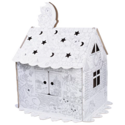 Домики-раскраски 