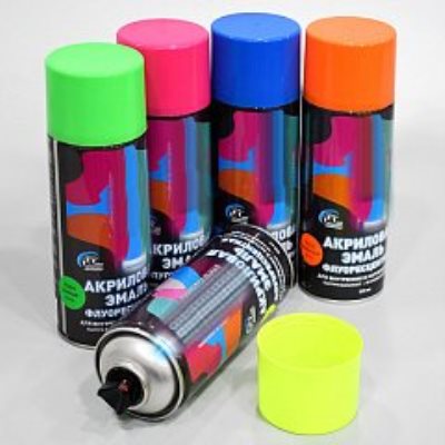 Краски и эмали аэрозольные 